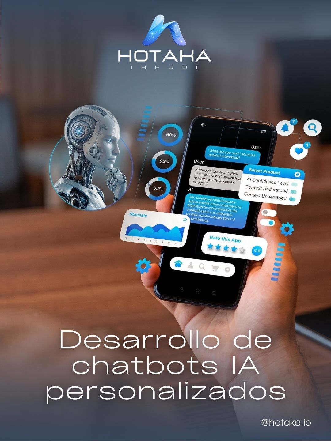 Desarrollo de chatbots IA personalizados
